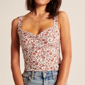 Abercrombie Twist-Front Wide Strap Cami, Size Small